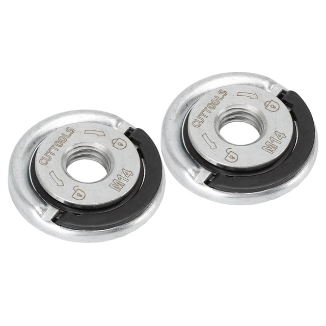 Quick Release Grinder Nut, Angle Grinder Flange Nuts M14 High Stability Wide Compatibility for Fixing Cutting Discs
