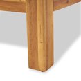 thumbnail image 4 of Noah Outdoor 5 Seater Wood and Wicker Sectional Sofa and Coffee Table Set, Teak, Beige, 4 of 12