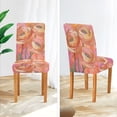 thumbnail image 3 of Yayeee 2 Pack Dining Chair Covers Stretch Parson Chairs Slipcovers Seat Protector, Abstract Pink Flowers, 3 of 6