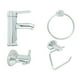 thumbnail image 1 of JUEGO DE ACCESORIOS PARA BAÑO 4 PZS ACABDO CROMO DICA KD008 DICA, 1 of 5
