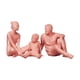 thumbnail image 2 of Familia de 3 figuras, miniaturas, colecciones decorativas, estatuas de padres e hijos. Estilo D, 2 of 9