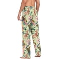 thumbnail image 6 of Berries and Birds Men's Pajama Pants, Soft and Comfortable Lounge Sleep Bottoms with Pockets, Men's Sleepwear with Custom Print, XX-Large, 6 of 7