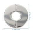 thumbnail image 2 of HAMPPLIES 5Ud Accesorio Cubierta Decorativa De Inoxidable Para Agujeros De Pared Plata, 2 of 6