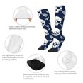 thumbnail image 3 of Balery white arrow Skull Calcetines novedosos Calcetines deportivos Calcetines hasta la rodilla Calcetines de algodón Calcetines originales y geniales, 3 of 6