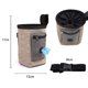 thumbnail image 5 of Bolsa de golosinas para perros, bolsa de golosinas para perros pequeños a grandes, lleva fácilmente juguetes para mascotas, croquetas, golosinas, dispensador de bolsas para excrementos integrado, 5 of 8