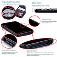 thumbnail image 5 of Dockem iPhone 13 Pro Exec M2 Wallet Case; Built-in Metal Plate, 2 Card Slots, Premium Synthetic Leather, Black, 5 of 10