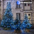 thumbnail image 3 of Guirnalda de luces navideñas Vivideal, 20 m, azul y blanco, 8 modos, 3 of 8