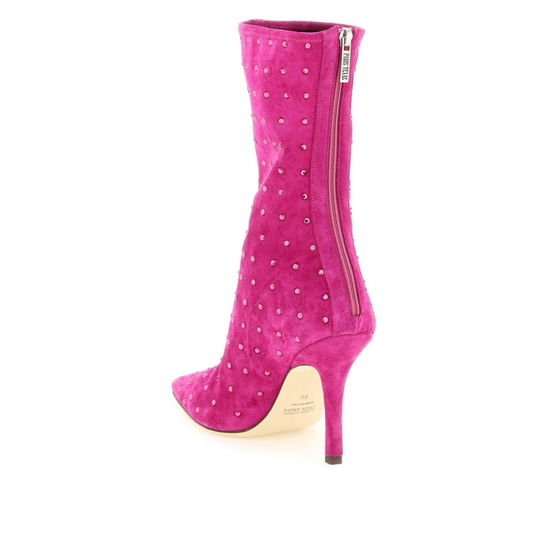 Ladies pink 2025 ankle boots