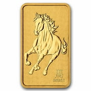 2026 1 oz Gold Bar - Perth Mint Lunar Horse (In Assay)