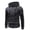 Dark Gray, variant on Men's Hoodies Pullover Athletic Spring Thin Solid Color Half Zip Drawstring Hooded Casual Sweatshirt