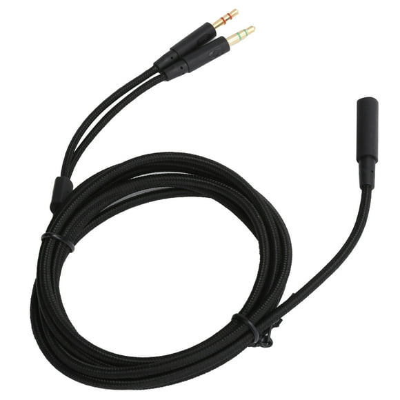 Reemplazo de cable de auriculares, adaptador 2 en 1 Cable de audio para auriculares Reemplazo de cable de audio Estándares líderes en la industria