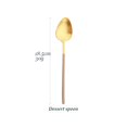 thumbnail image 1 of Oro marrón vajilla, juego de cubertería de acero inoxidable 304 de alta calidad cubiertos 1 Uds tenedores, cuchillo cuchara conjunto para juego de cubiertos de cocina Fivean unisex, 1 of 2