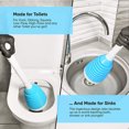 Stretton Universal Toilet Plunger Bathroom Sink & Shower Drain Clog