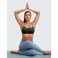 thumbnail image 3 of Top deportivo CRZ YOGA Butterluxe con espalda en Y y copas removibles Verde M, 3 of 4