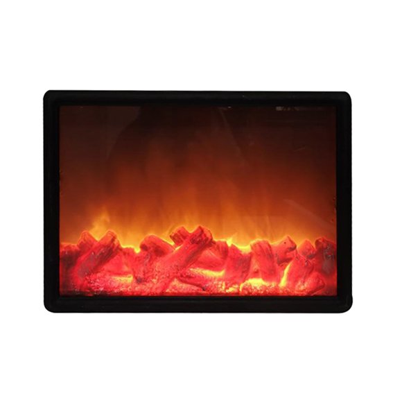 Christmas LED Flame Lamps Simulated Fireplace Light Lamps Flame Lamps Simulated Fireplace Effect Light for Outdoor Indoor Table Window Terrace