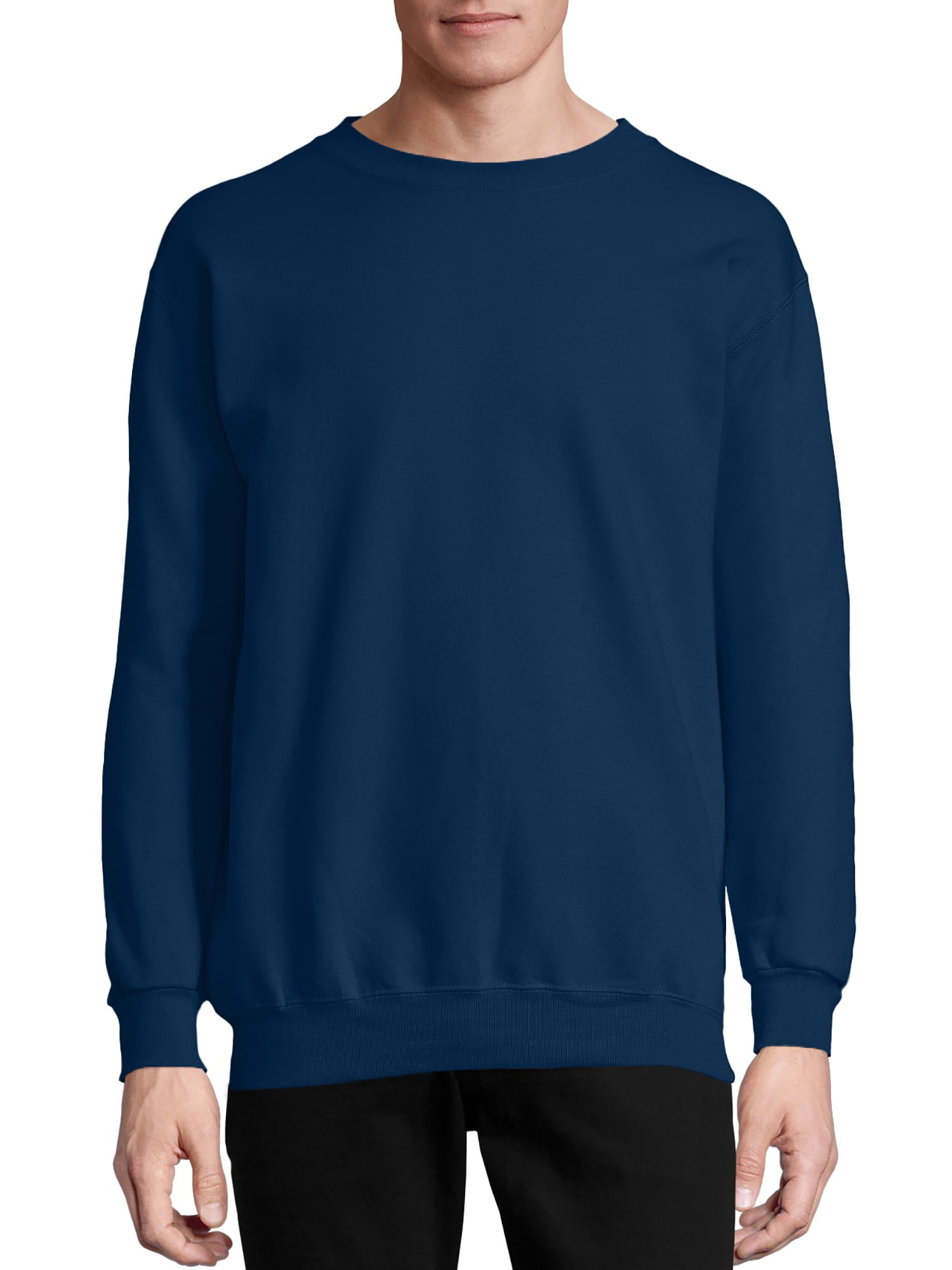 Brand New Men's Hanes Ecosmart Crewneck Premium Fleece Smoke Gray Sweatshirt L 