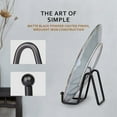 thumbnail image 3 of Decorative Plaque Holder Photo Frame with Easel Stand Presentation Holder - Black - 3 x3, 3 of 5