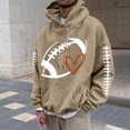 thumbnail image 1 of Sudadera con capucha para hombre, sudadera con capucha de moda, jersey estampado, manga larga, bolsillos, sudadera con capucha, blusa de poliéster para hombre, 1 of 6