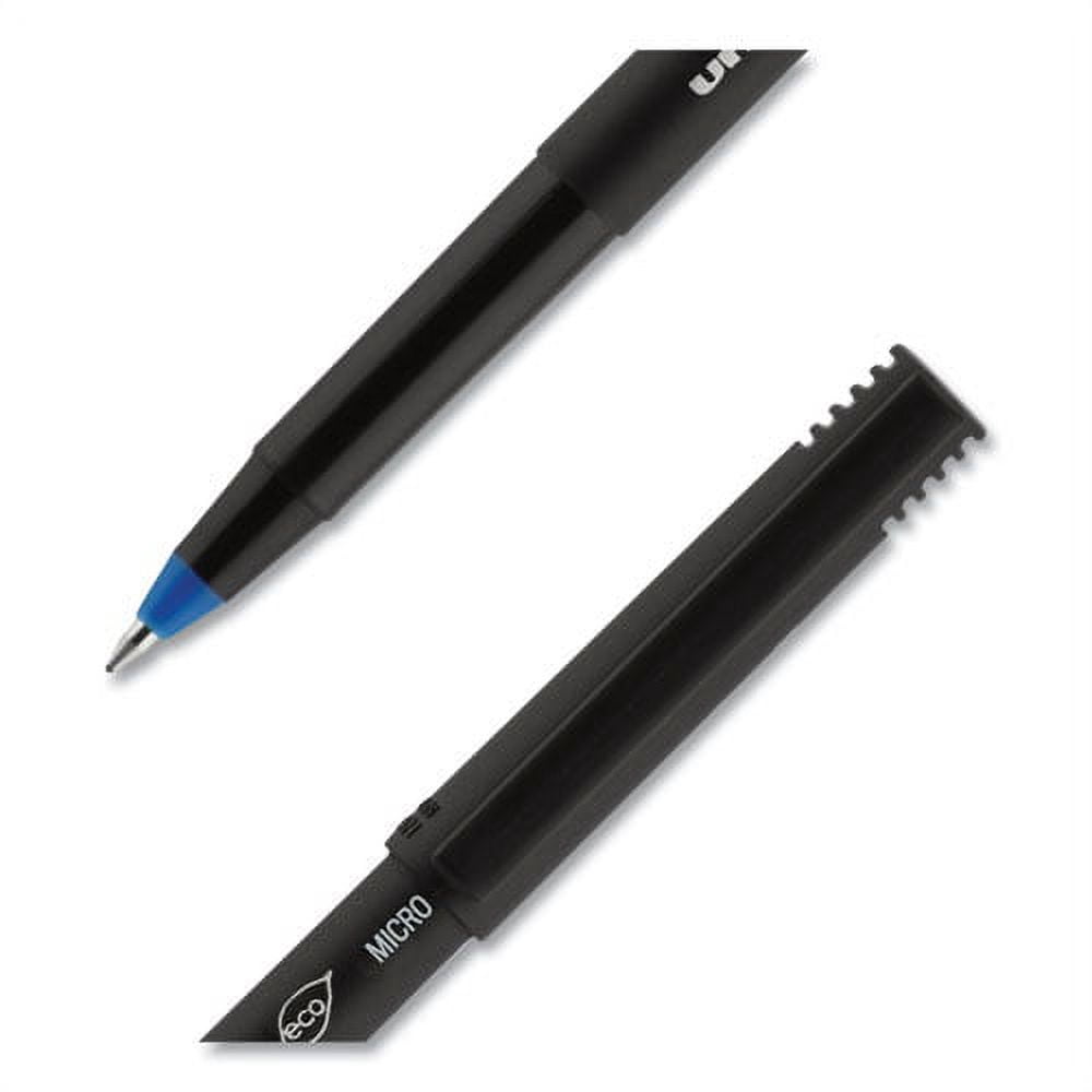 "Onyx Roller Ball Pen, Stick, Micro 0.5 Mm, Blue Ink, Black Matte Barrel, Dozen | Bundle of 2 Dozen"