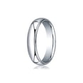 thumbnail image 2 of Benchmark� 10k White Gold 5mm Slightly Domed Standard Comfort-fit Ring With Milgrain, 2 of 9
