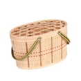 thumbnail image 2 of Cesta para huevos, contenedor para almacenar alimentos, cesta tejida de bambú para frutas, 2 of 9