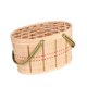 thumbnail image 2 of Cesta para huevos, contenedor para almacenar alimentos, cesta tejida de bambú para frutas, 2 of 9