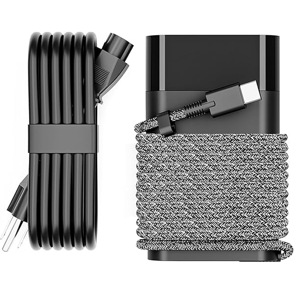 wonima02 New Slim 65W USB C Laptop Charger Compatible with HP Spectre x360, Envy, Chromebook, Elitebook x360, Pavilion, Elite x2 Travel Type C Power Cord Ac Adapter