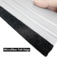 thumbnail image 4 of 3 x 6in Felt Edge Wrapping Squeegee Scratches-Free Decal Applicator Tool for Application of Craft Vinyl,Window Film and Wallpaper, Pack of 2, Silver, 4 of 4