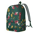 thumbnail image 2 of Daily Backpack with Mushroom Graphics, Comfortable Oxford Build, Large Interior, 2 of 5