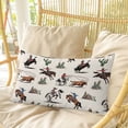 thumbnail image 4 of Western Cowboys Pillow Covers, Linen Long Throw Pillow Case, Beige Vintage Country Cactus Holiday Pillow Protector Decorative Cushion Cover for Living Room/Bedroom 16" x 24", 4 of 8
