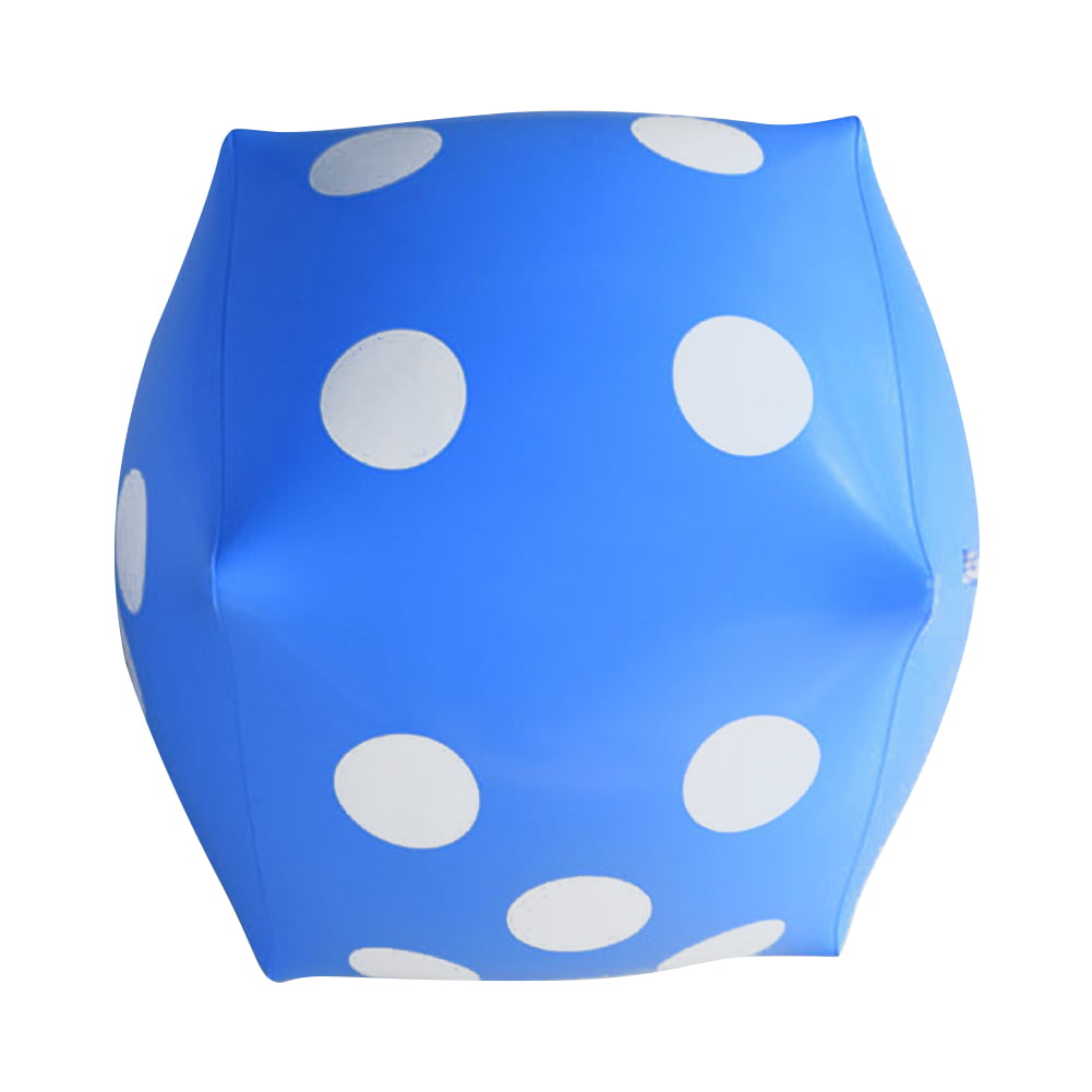 Inflatable Dice,12" Numeral Dice for Indoor and Outdoor-Broad Games,Pool Party 