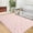 pink, variant on Yesurprise Grey Ash 8ft x 10ft Modern Washable Floral Area Rugs with Anti-Slip Indoor Carpet for Nursery or Dorm