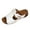White, variant on Comfortable Arch Support Slides Women's Solid Color Sandals Breathable Summer Orthotic Leather Platform Wedge Slip on All Day Walking Casual Damping Sole Stretch Lightweight Sandal