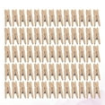 thumbnail image 6 of 100pcs Mini Photo Clamps Wooden Clips Burlywood Wood Clamps for Memos Cards Photo Storing Size 4, 6 of 7