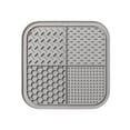 thumbnail image 2 of Lick Mat for Dogs Lick Mat for Cats 8X8 Inch Silicone Waterproof Pet Mat Slow Feeder for Dogs Relaxation Relief for Dogs Gray 1 Pack, 2 of 3