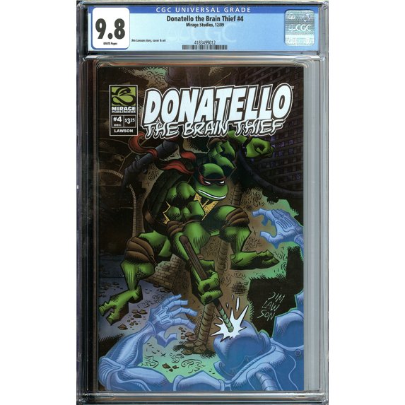 Donatello the Brain Thief #4 - CGC 9.8 Comic Book