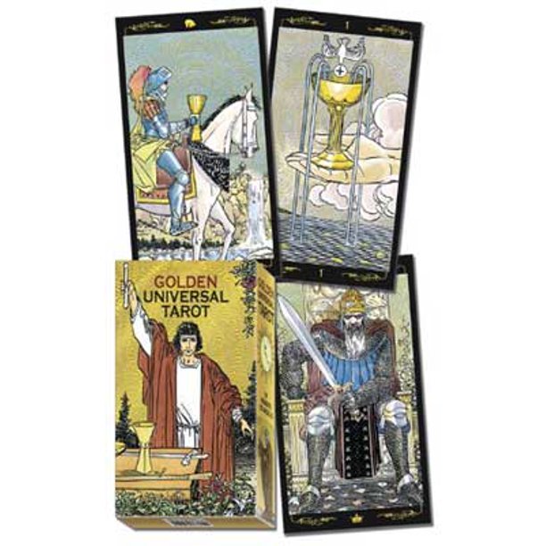 Fortune Telling Tarot Cards Golden Universal Tarot Deck by Roberto