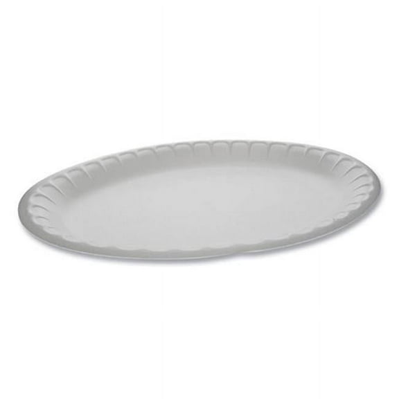 Oval Dinnerware Platter, White