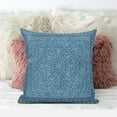 thumbnail image 6 of Floral Swirl Indoor/Outdoor Pillow in Blue Green 16x16, 6 of 6