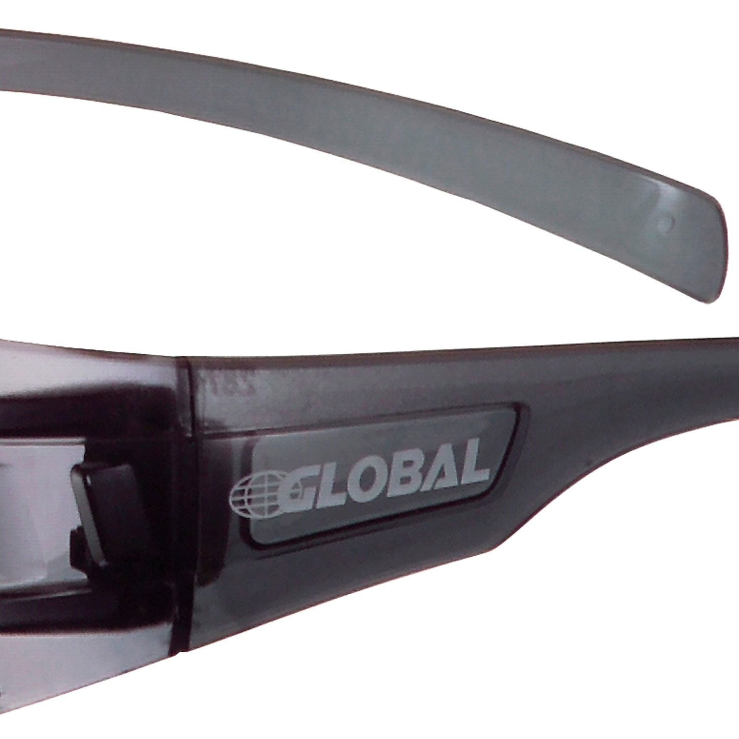 Frameless Safety Glasses, Scratch Resistant, Mirror Lens, Silver Frame, Lot of 12