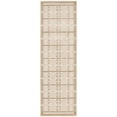 thumbnail image 2 of Nourison Nordic 2' x 6' Taupe Modern Indoor Rug, 2 of 7
