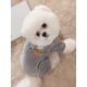 thumbnail image 5 of 1pc Gray Cute Cartoon Bear Printed Pet Snowsuit With Harness Hole For Cats And Dogs, Everyday Wear (Without Leash), 5 of 5