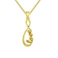 thumbnail image 1 of Precious Stars 14K Yellow Gold Love Infinity Symbol Pendant with 16" Chain Necklace, 1 of 7