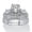 Platinum-plated Brass, variant on 2 Piece 3.47 TCW CZ Bridal Set in Platinum-Plated