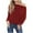 Wine, variant on gakvbuo Off The Shoulder Tops For Womens Sexy Long Sleeve Shirts Oversized Casual Batwing Sweaters Pullover Tunic Tops