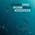 thumbnail image 4 of Reaction Tackle Offset EWG Hooks - #5/0, 4 of 8
