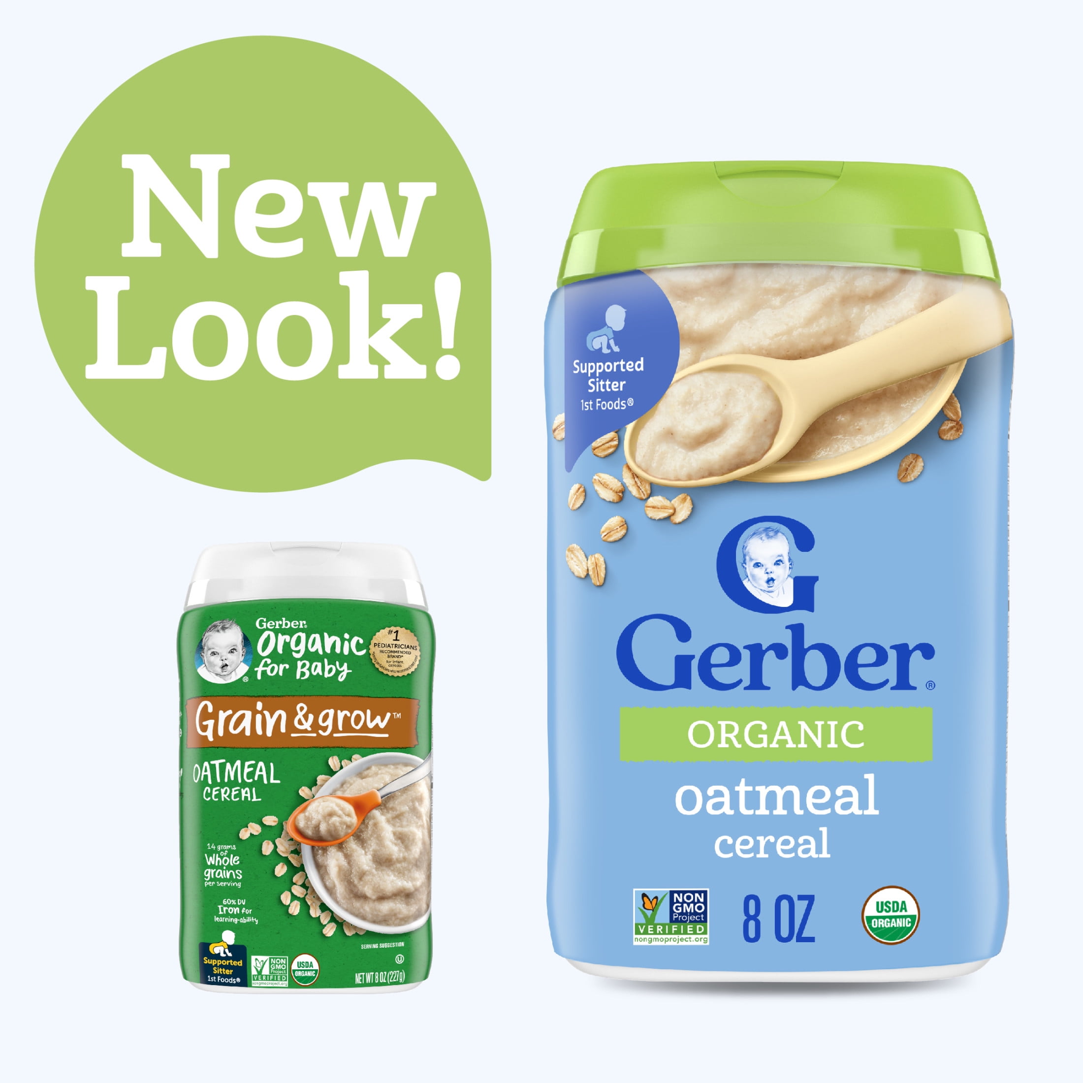 Gerber Oatmeal Single Grain Cereal Baby Food Maker Gerber, Organic