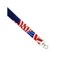 thumbnail image 3 of PinMart's Patriotic Waving American Flag Lanyard w/Safety Release - USA Red, White, and Blue Lanyards, 3 of 3