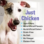 Three Dog Bakery Bark'n Crunch! Chicken Chips with 100% Real Chicken - 4oz - High Protein Dog Treats
