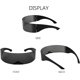 thumbnail image 3 of Gafas de sol futuristas de los años 80 para hombre y mujer, lentes de sol con visera cibernética, estilo Punk, Cosplay B2740, 3 of 5